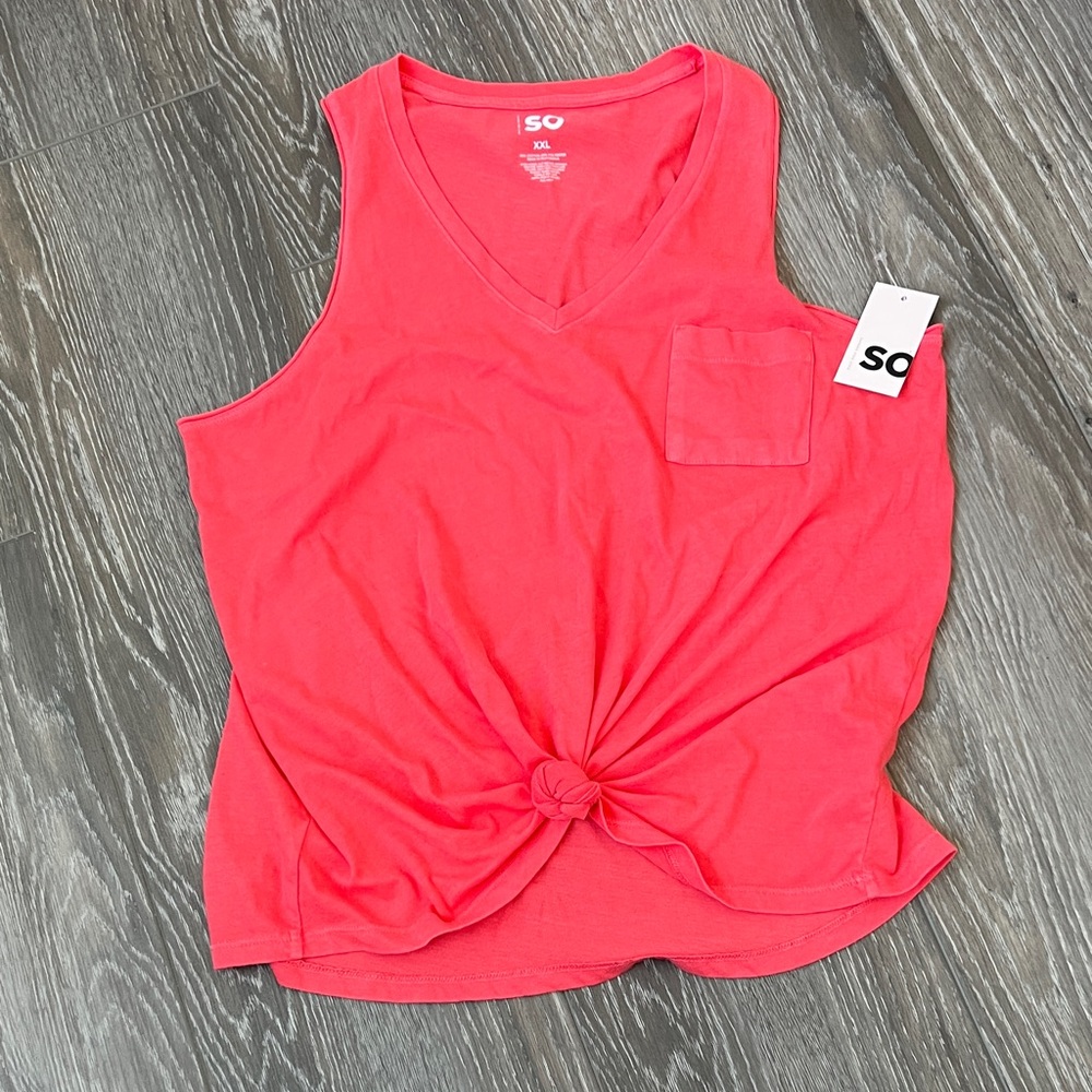 SO Women's Vibrant Pink Tank Top